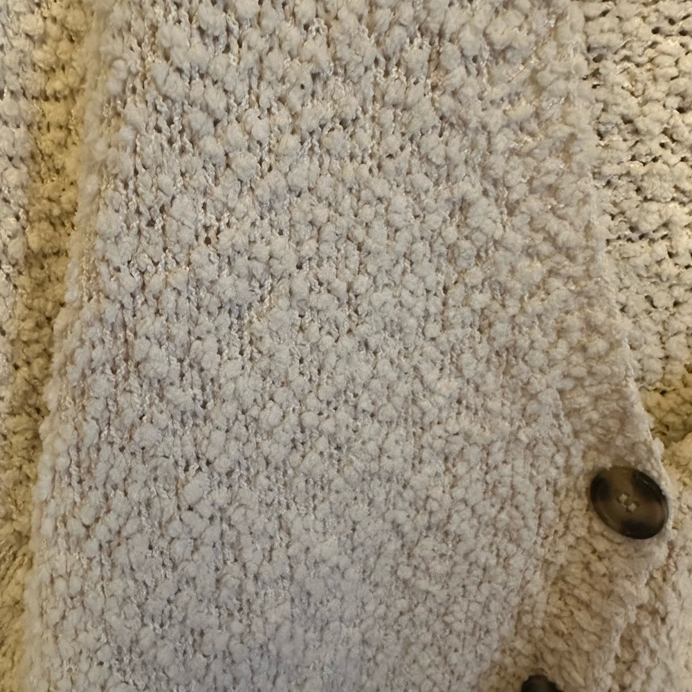 Sanctuary Cream Button-Up Cropped Sweater - Picture 5 of 8